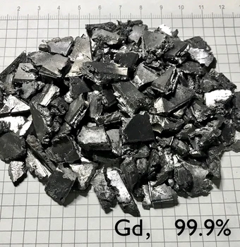 Gadolinium Kovinski Element Vzorca - 50 g Kose 99.9% Čisti Periodnega