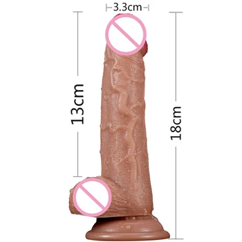 Realističen Dildo Sesalni Dildo Velik Stimulator Klitorisa Ženski Masturbator Umetni Penis G Spot Masaža Intimno Blaga