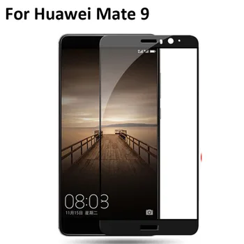 Polno Kritje Kaljeno Steklo Za Huawei Mate9 Zaščitnik Zaslon Kaljeno Film Za Huawei Mate 9 MHA-AL00