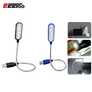 EeeToo Ultra Svetla USB LED Nočna Lučka Luminaria LED Nastavljiva Obračanje Prilagodljiva Osvetlitev PC Namizno Svetilko Knjiga Svetlobe za Otroke