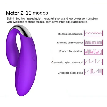U Formi Nekaj Vibrator Sex Igrače za Odrasle, Brezžični Daljinski upravljalnik G Spot Klitoris Massager Vagina Masturbator Ženski Vibratorji
