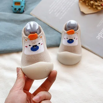 Otroške Nogavice, Čevlji za Pomlad Vrtec Indoor Copati v korejskem Slogu 3D Pletenje Baby Toddler Čevlji Sobi Doma Nogavice, Čevlji