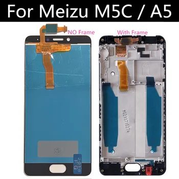 Za Meizu M5C M710H Zaslon LCD+Touch Screen Računalnike Skupščine Zamenjava ZA Meizu Meilan A5 LCD