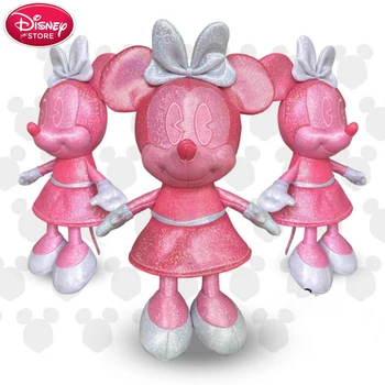 Disney Minnie Mouse Lutke Sijoče Laser Disney Igrač, Plišastih Mickey Polnjene Živali Plišastih Visoke Kakovosti Darila Klasičnih za Dekleta, Otroci