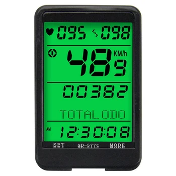 SD-577C Brezžični Kolo merilnik Hitrosti, Srčnega utripa, Kadence Ant Monitor Štoparica Računalnika Kolesa, Kolesarski Števec Dodatki