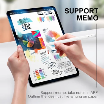 Aktivno Pisalo Za leto 2020 Apple iPad Pro 11 za 12,9 9.7 10.5 mini 5 Zrak Telefon Pametno Pisalo Risba Svinčnik Palm Zavrnitev Touch Pen