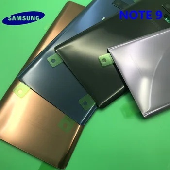 Zamenjava Izvirnega NOVO NOTE9 Zadnja Plošča Baterije Stekla Nazaj, Vrata, Pokrov s kamero Zadaj stekla Samsung Galaxy NOTE 9 N960 N960F