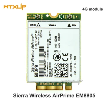 Odklenjena Sierra Wireless AirPrime EM8805 DW5570e 68DP9 C26 WWAN 4G Kartico LTE HSPA+ NGFF Modul Za DELL E7250 Prizorišče 8 Pro/11 pro