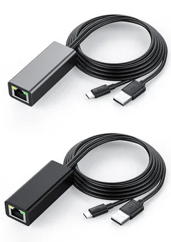 Ogenj TV Palico HD 480 Mbps Mikro USB2.0 RJ45 Ethernet Adapter 10/100 Mb / s ZA Novo gasilsko TV/Google Domov Mini/Chromecast Ultra