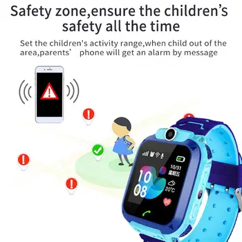 V12 Nepremočljiva Fantje Dekleta Darilo pametne ure Za Otroke S Kartico Sim Fotoaparata Otrok SOS Telefon Watch Pametno Gledati Za IOS Android