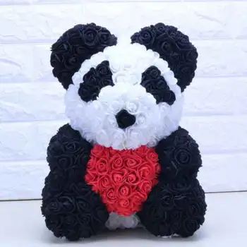 2020 Vroče Prodajo Psa Panda Samorog medvedek Rose Milo Pene Cvet Umetno Igrača Birtthday Valentines Božična Darila za Ženske
