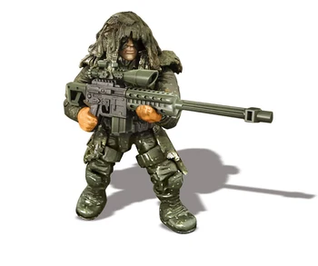 Sodobne vojaške Sirius Commando HawkEye Ostrostrelec vojske figuric gradnik zbrati mega opeke igrače za fante darila