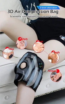 BIOSKIN Električni Kolena Zraka Massager Vibracije Ogrevanje Skupnih Fizioterapija Zaviti Kolena Zdravljenje