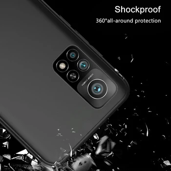 Mehka Primeru Za Xiaomi MI 10T Pro Primeru Zajema Oklep Shockproof Mat Telefon torbica Za Xiaomi MI 10T MI10T Pro Pokrov