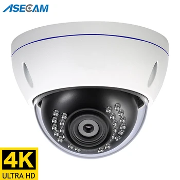 8MP 4K IP Kamero POE Prostem H. 265 Onvif Kovinska Notranja Kupola CCTV Night Vision 4MP Video nadzorna Kamera