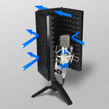 Snemalni studio veter zaslon, mikrofon vetrobransko steklo mikrofon zaprta, zaslon, zvok, hrup kritje za preprečevanje hrupa sistem