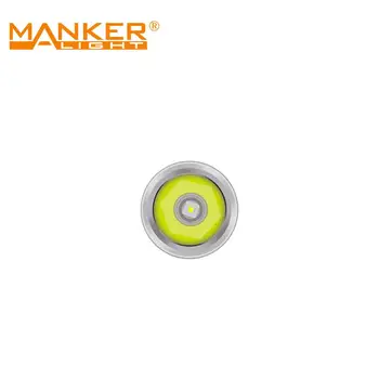 Manker E05 Ti Titanium 400 Lumnov Pocket AA / 14500 Svetilka Z NM1 LED, iz Nerjavnega Jekla Globoko Nosijo Posnetek