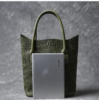 PNDME letnik oblikovalec ročno reliefni pravega usnja za moške tote vrečko, velike zmogljivosti, cowhide torbici delo laptop torba