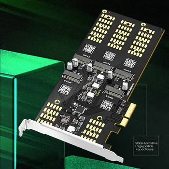 MAIWO KCSSD9 M. 2 Nvme SSD vmesniško Kartico PCIE X4, da SATA Namizni Računalnik z Matično ploščo M. 2 SATA Pet-Disk Expansion Card