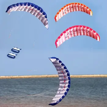 1.4 m, Dvojno Črto Stunt Parafoil Padalo Kite Deskanje na Vodi Najlon Kite Šport Plaži Dvojno Črto, ki Plujejo pod Kite na Prostem Igrače