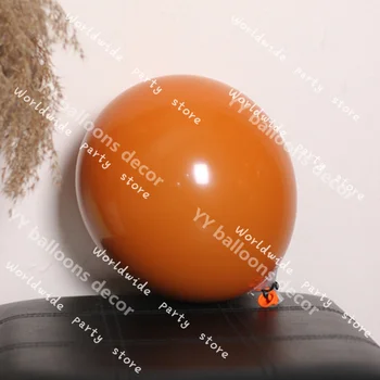 2021 DIY Balon Garland Arch Kit Globalni Retro Barve Jeseni Novo Leto Balon Poroko Postavitev Oranžno Ozadje Dekoracijo Sten