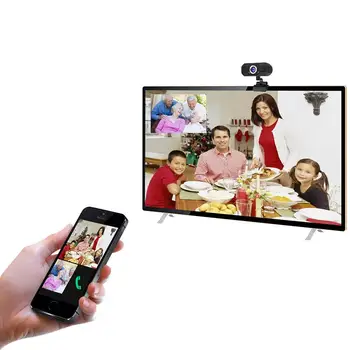 1080p/720p Full HD Webcam Mini Pc Računalnik, Spletna Kamera z Mikrofonom Prenosni USB Kamero za Video Snemalnik Spletni Sestanek