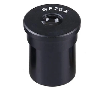 1PC WF20X 10 mm širokokotni Optični Okular Leča za Biološki Mikroskop za 23,2 mm z Merilno Lestvico Reticle Vladar 0,1 mm