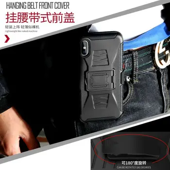 Oklep torbico s Pasom za iPhone mini 12 12 Pro Max Primerih 3 v 1 Anti-knock Coque TPU PC trajne Težka Zaščitni Pokrov