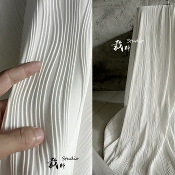 Linija elastično teksturo 3d proge oblačil oblikovalec tkanine za krpanje bazin riche getzner tissus telas por metrih