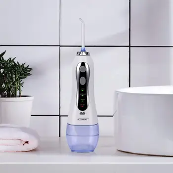 Prenosni USB Ustni Irrigator 300 ml Brezžično Polnjenje Zobni Irrigator Vode, Zobne Flosser vodnim Močne Zobe Čistilec