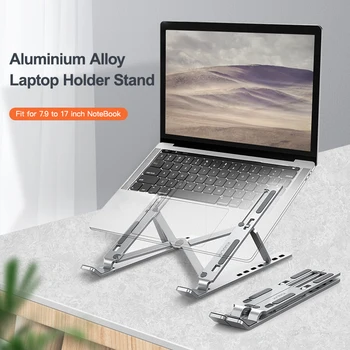 KUULAA Prenosni Nosilec za MacBook Air Pro Notebook Laptop Stand Nosilec Zložljive Aluminijaste Zlitine Prenosni Nosilec za Prenosni RAČUNALNIK