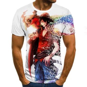 2021 Novo Poletje 3D Tiskanih moška T-Shirt Priložnostne Kratkimi Rokavi Moški Modi Dihanje Udobno Hip-Hop Top