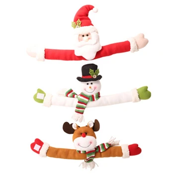 Vesel Božič Okraski Za Dom Božič Zavese Sponke Santa Claus Snežaka Elk Darila Noel Navidad 2020 Novo Leto 2021