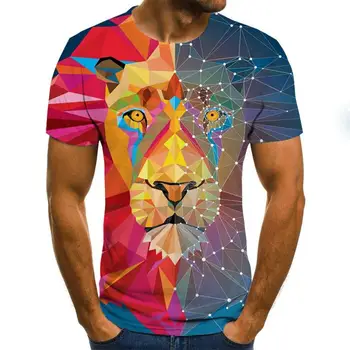 Orangutan vzorec 3D T-shirt kratek rokav moške poletne moda vrh živali tiskanja 3DT majica moška oblačila