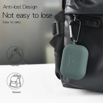 Za Airpods Pro primeru zaščitna anti-izgubili vrv vrečko za shranjevanje airpods oprema silikonsko 5-delni set slušalke kritje airpods primeru