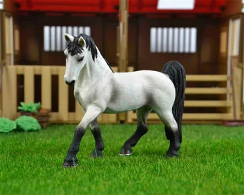 Original resnično Divje Živali Tennessee Beli Konj Figur slika Model otroci igrače zbirateljske
