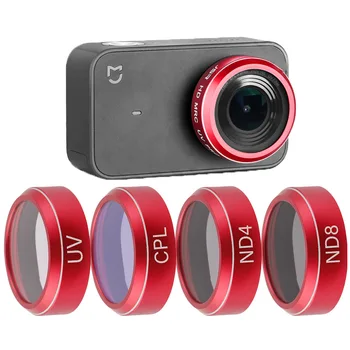 Mijia 4K delovanje Fotoaparata UV Filter CPL ND 4 8 Nevtralni Filtri Set Za Xiaomi Mi jia Mini 4K Šport Objektiv Kamere Pribor