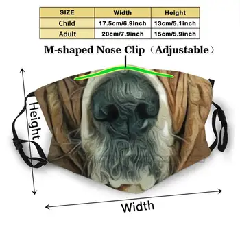 Basset Hound Usta Oblikovanje Po Meri Za Otroka Odraslih Masko Proti Prahu Filter Tiskalni Stroj Masko Srčkan Živali Najljubši Živali