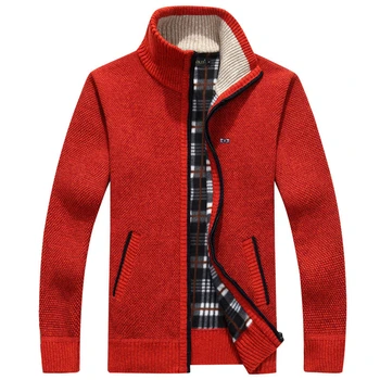 2020 Novi Park Sweater Moški Men Potegne Jeseni, Pozimi Moški Pulover Mens Jopiči Priložnostne Zadrgo Pletenine Plus Velikost M-3XL Eden