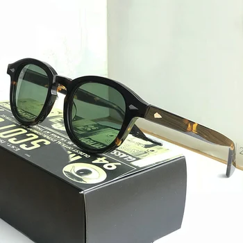 Moški Johnny Depp Polarizirana Sončna Očala Leče Luksuzne Blagovne Znamke Acetat Očal Okvir Lemtosh Sončna Očala Ženske Vrh Kakovosti 002