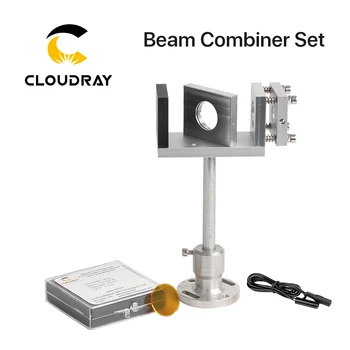 Cloudray Žarek Combiner Nastavite 20/25 mm ZnSe Laserski Žarek Combiner + Mount + Laserski kazalnik za CO2 Laser Graviranje Rezanje