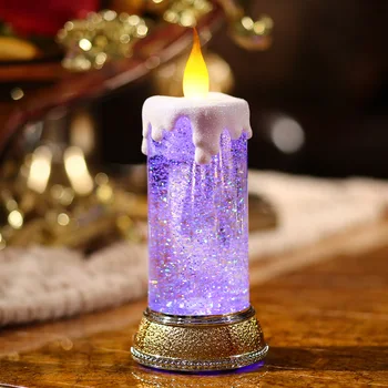 Rojstni dan sveča lučka LED Božično noč lučka za kreativno darilo za rojstni dan lučka