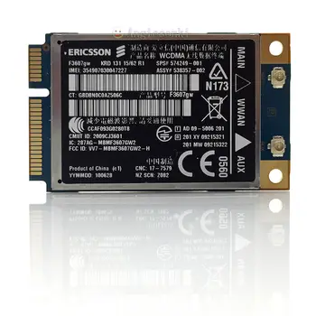 Odklenjena Ericsson F3607GW sps 574249-001 Brezžični 3G UMTS HSDPA Mini PCI-E card za H P 2540P 8640 8540W 8440P EliteBook 8740w