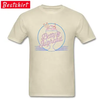 Riverdale Betty & Bughead Milkshake Sundae T Shirt Sladoled 3D Tiskanih Navaden Tee Majica Prevelik Pulover Riverdale Tshirt Moški