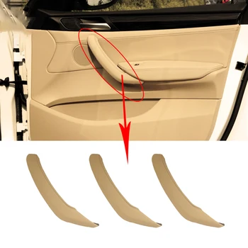 Avto notranjo ročico usnja kritje trim za BMW F25 F26 X3 X4 notranja vrata armrest plošča potegnite Tulec, zamenjajte bež črna podporo