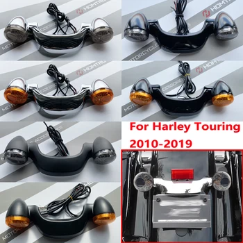 Za Harley Touring Cesti, Ulici Drsne FLHX Zadnje Zavorne Luči LED Bar Vključite Signal 2010-2019