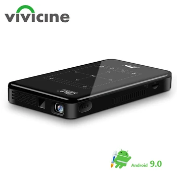 Vivicine P09ⅱ Android 9.0 Nadgrajeno Podporo 4K Mini Projektor,podporo miracast airplay Film Proyector Projektor z baterijo