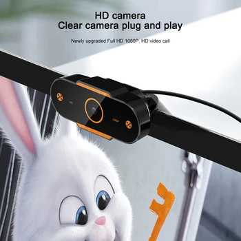 2020 Samodejno Ostrenje 2K 1080P 720p 480p HD Spletna kamera z Mikrofonom Spletna Kamera Vrtljiva Kamera Mini Računalnik WebCamera Cam Video Snemanje Dela