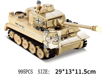 82010 82011 1193 Velike Panzer IV Tank gradniki DIY Opeke Nastavite Izobraževalne Igrače Za Otroke Združljiv Legoings Mesto rezervoarja