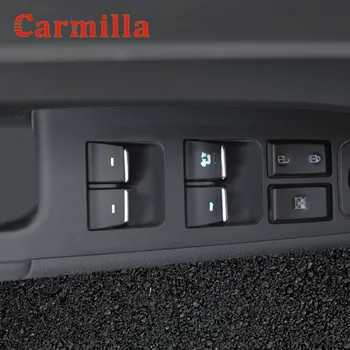 Carmilla Notranje opreme Ornamenti Pripomoček za Hyundai Tucson - 2020 Avtomobilska Vrata, Okna Preklopite Dvigala Gumb Kritje Trim